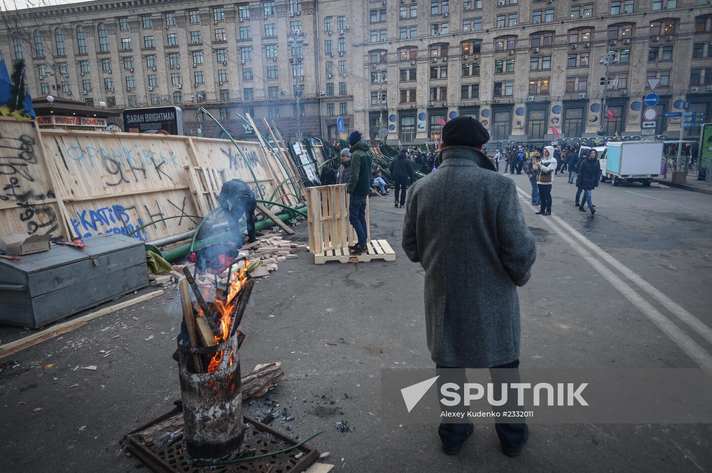 EU integration supporters rally in Kiev