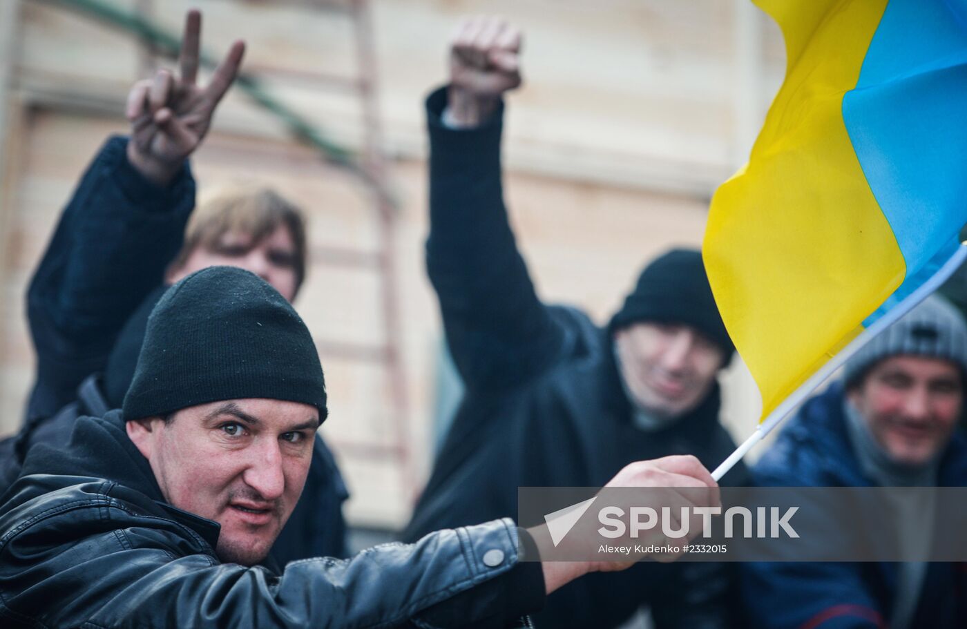 EU integration supporters rally in Kiev