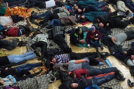 EU integration supporters rally in Kiev