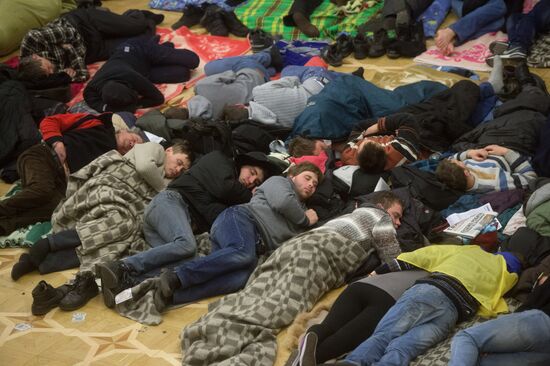 EU integration supporters rally in Kiev