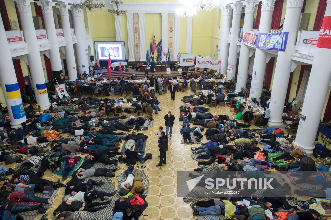 EU integration supporters rally in Kiev
