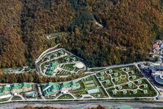 Bird's eye view of Olympic Sochi