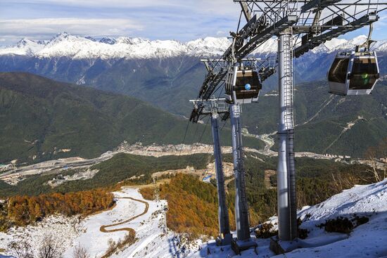 Bird's-eye view of Olympic Sochi