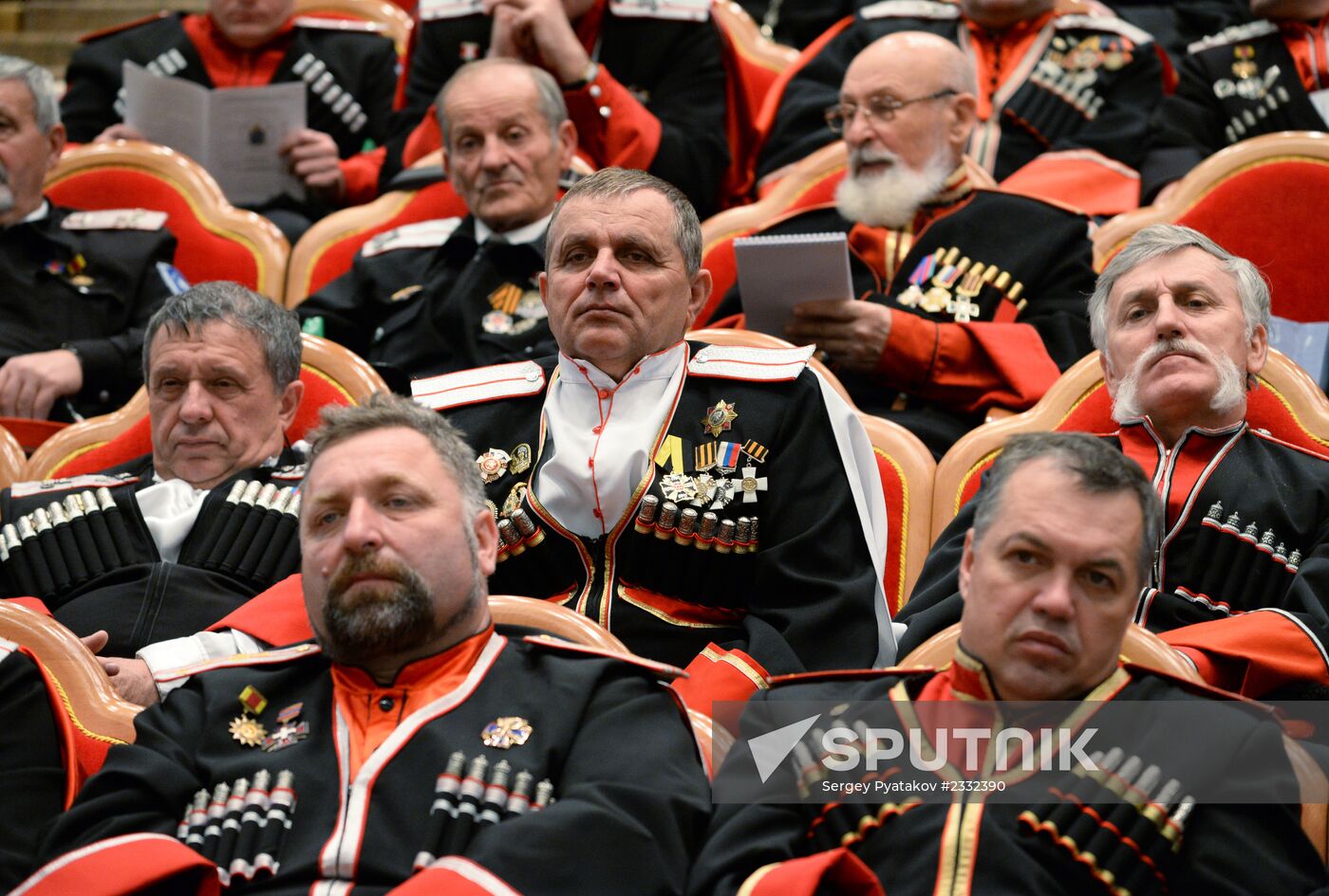 First congress of Cossack confessors in Moscow