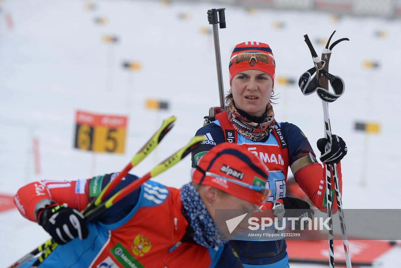 Biathlon. World Cup second stage. Training sessions