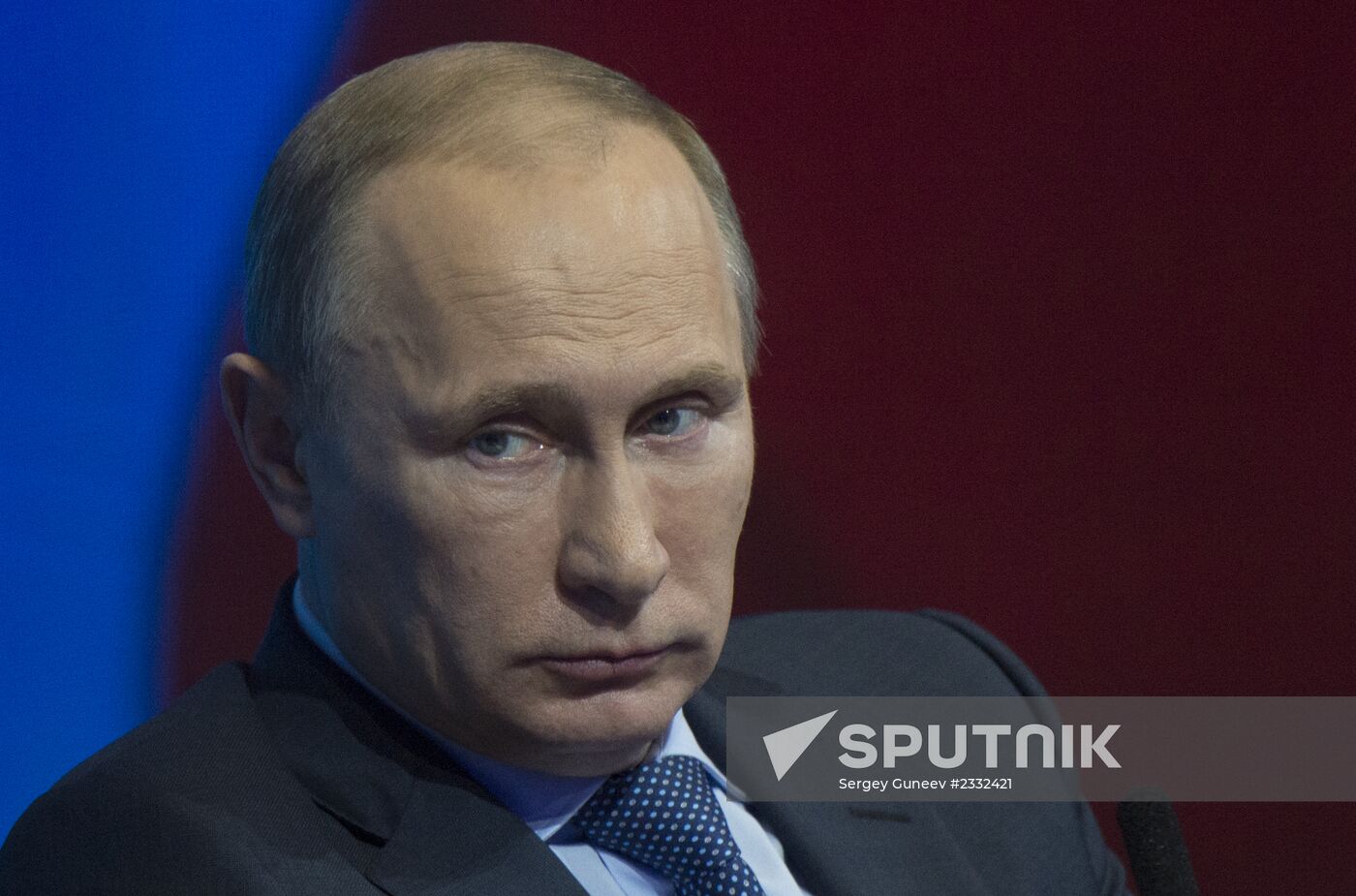 Vladimir Putin at Action Forum conference of Russian Popular Front