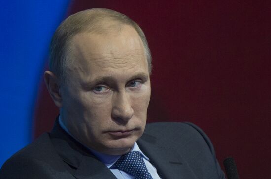 Vladimir Putin at Action Forum conference of Russian Popular Front