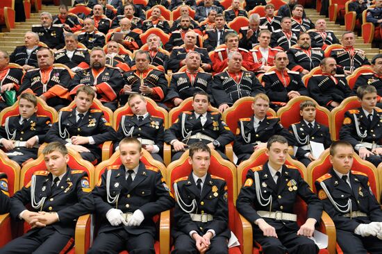 First congress of Cossack confessors in Moscow
