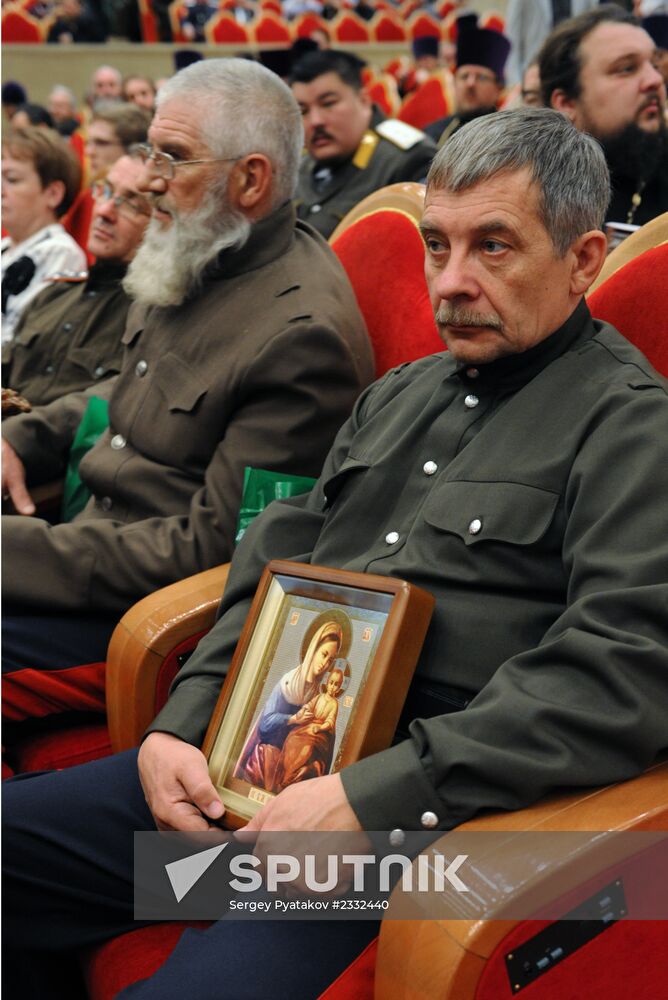 First conference of Cossack chaplains in Moscow