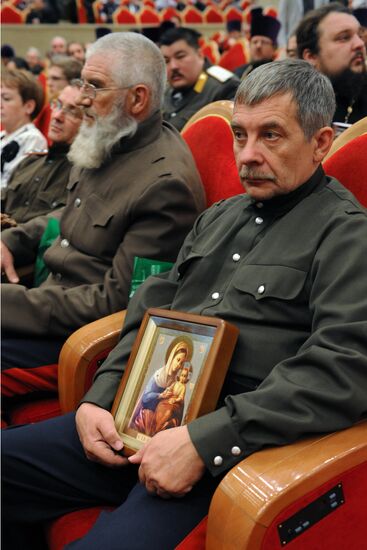 First conference of Cossack chaplains in Moscow