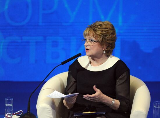 Vladimir Putin at Action Forum conference of Russian Popular Front