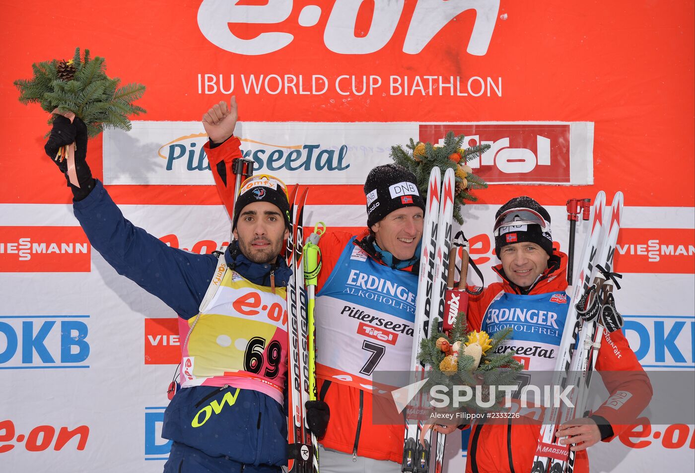 Biathlon. 2nd stage of World Cup. Mens' sprint