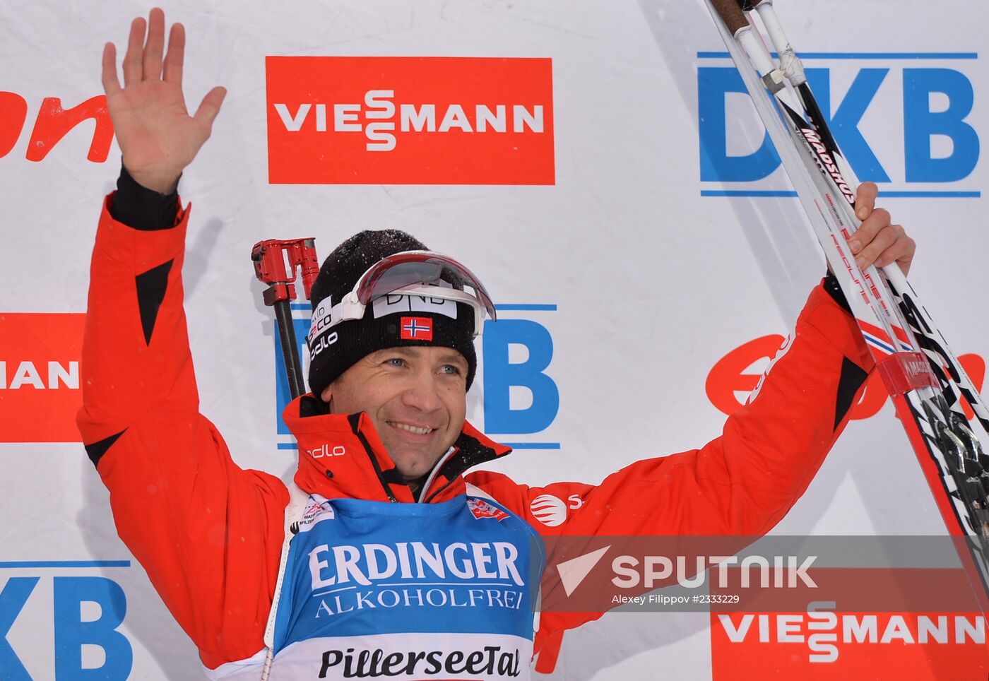 Biathlon. World Cup second stage. Men. Sprint
