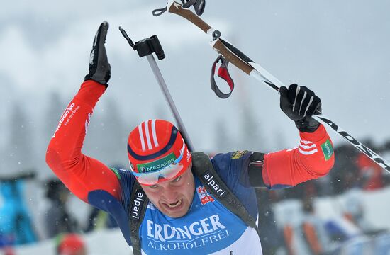 Biathlon. 2nd stage of World Cup. Mens' sprint