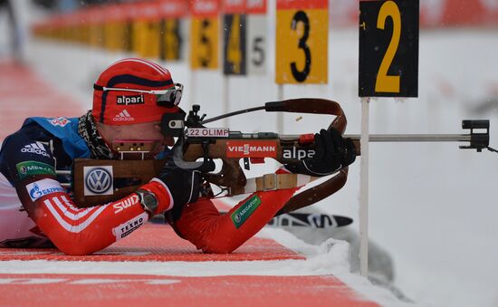 Biathlon. 2nd stage of World Cup. Mens' sprint