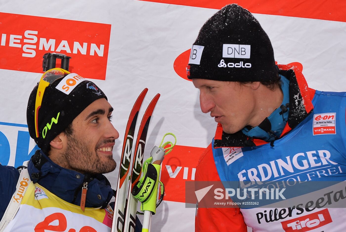 Biathlon. World Cup second stage. Men. Sprint