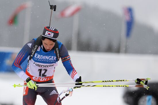 Biathlon. World Cup second stage. Men. Sprint