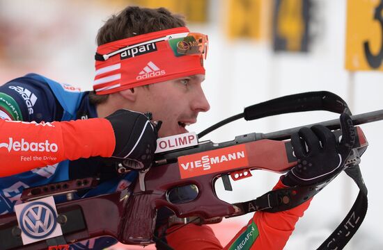 Biathlon. 2nd stage of World Cup. Mens' sprint
