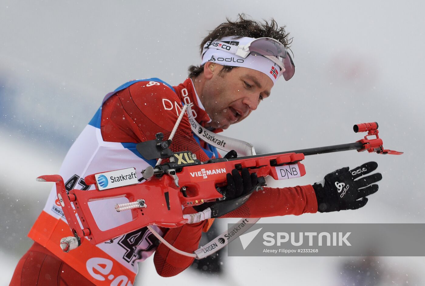 Biathlon. 2nd stage of World Cup. Mens' sprint