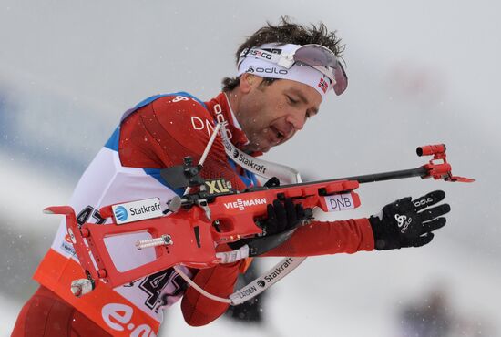 Biathlon. 2nd stage of World Cup. Mens' sprint