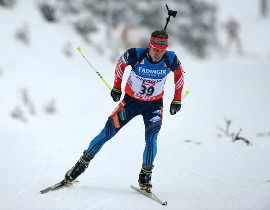 Biathlon. 2nd stage of World Cup. Mens' sprint
