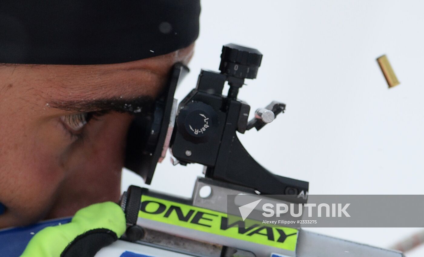 Biathlon. 2nd stage of World Cup. Mens' sprint