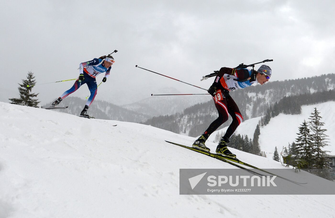 Biathlon. 2nd stage of World Cup. Mens' sprint