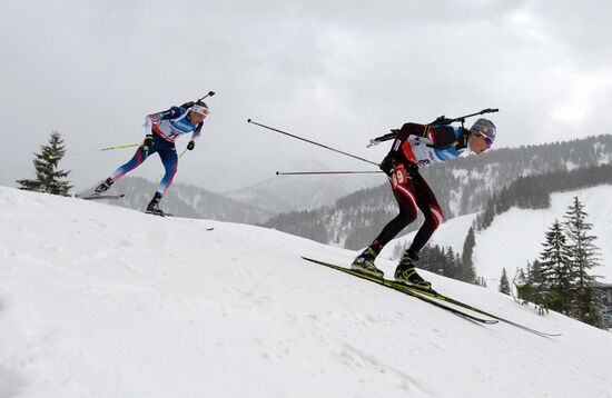 Biathlon. 2nd stage of World Cup. Mens' sprint