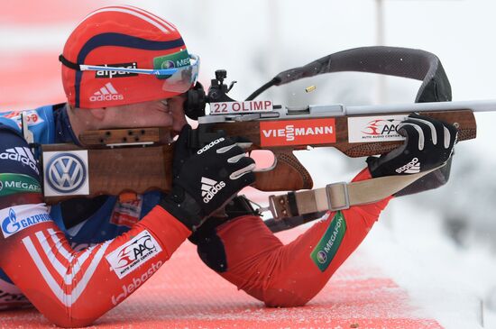 Biathlon. 2nd stage of World Cup. Mens' sprint