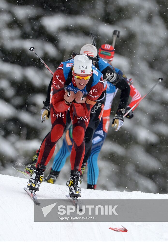 Biathlon. 2nd stage of World Cup. Mens' sprint