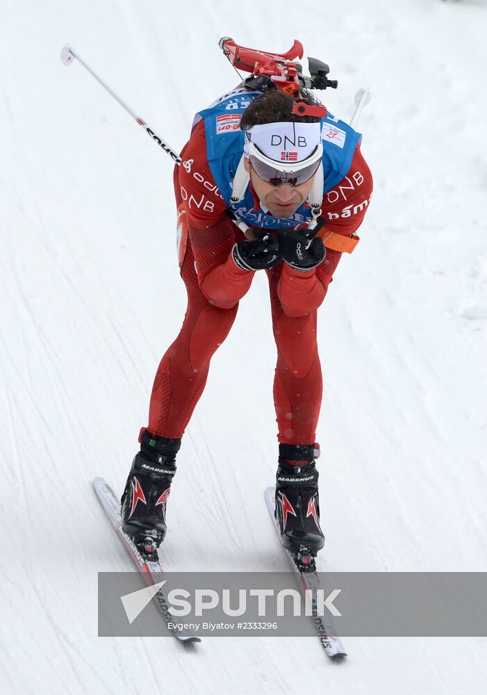 Biathlon. 2nd stage of World Cup. Mens' sprint