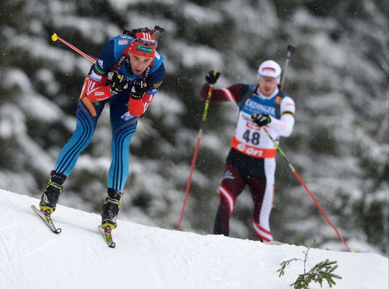 Biathlon. 2nd stage of World Cup. Mens' sprint