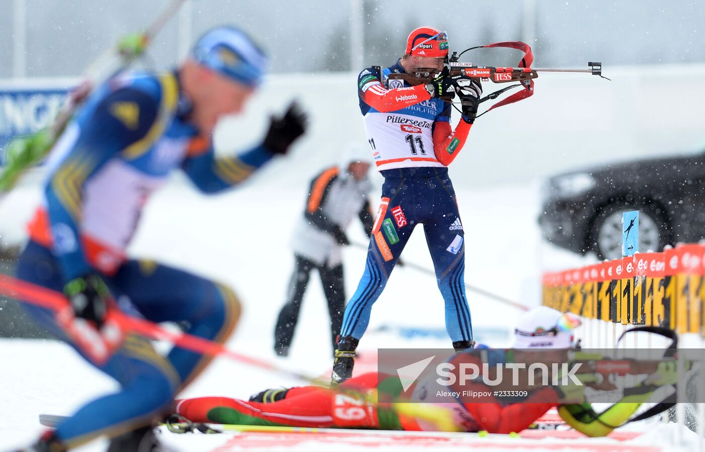 Biathlon. 2nd stage of World Cup. Mens' sprint