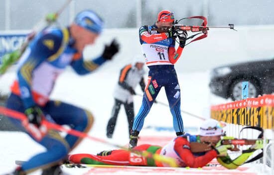 Biathlon. 2nd stage of World Cup. Mens' sprint