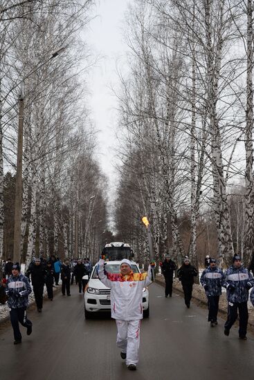 Olympic torch relay: Novosibirsk, Day Two