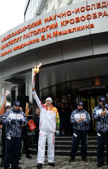 Olympic torch relay: Novosibirsk, Day Two