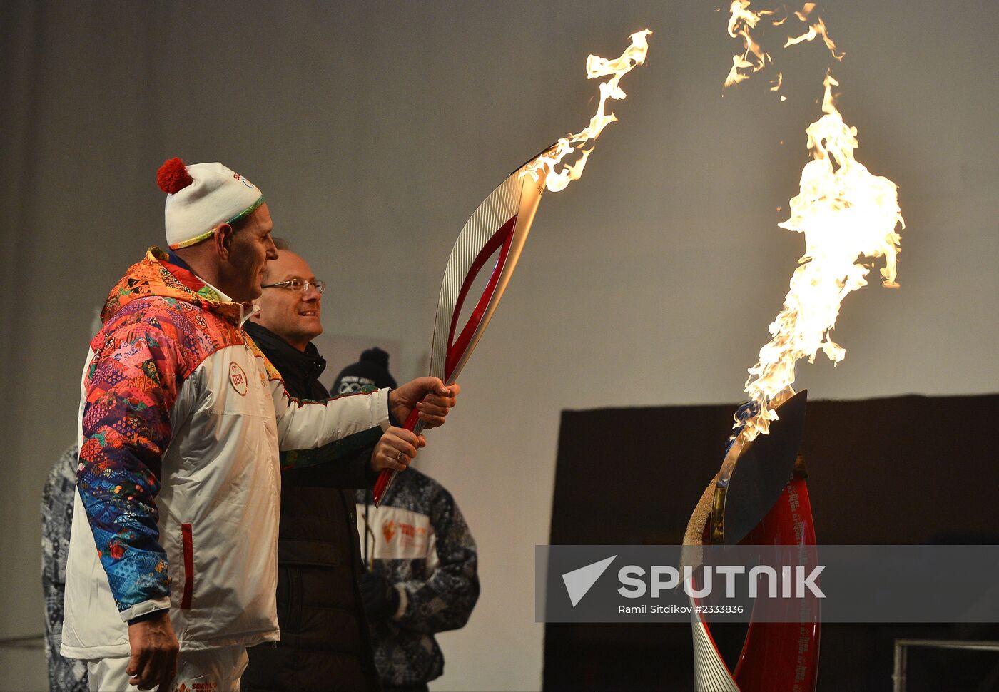Olympic torch relay: Novosibirsk, Day Two