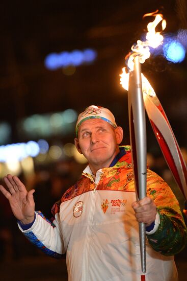 Olympic torch relay: Novosibirsk, Day Two