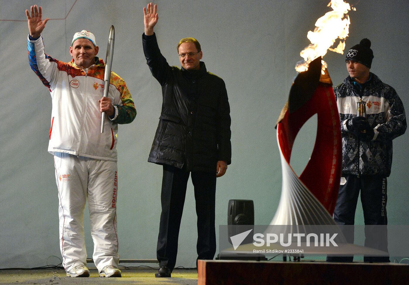 Olympic torch relay: Novosibirsk, Day Two