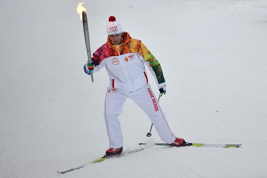 Olympic torch relay: Novosibirsk, Day Two