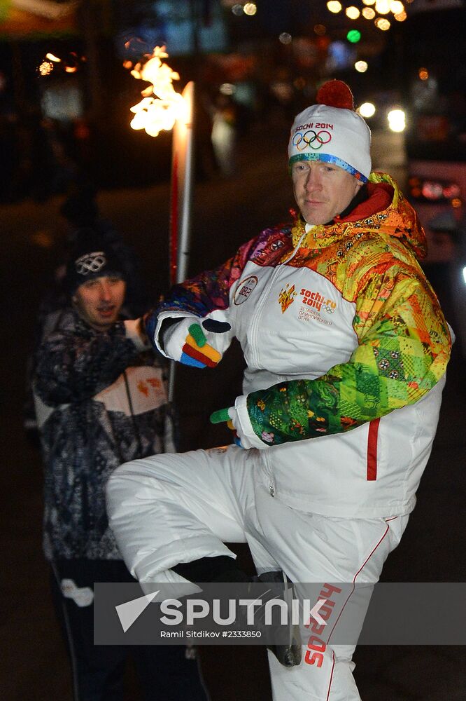 Olympic torch relay: Novosibirsk, Day Two