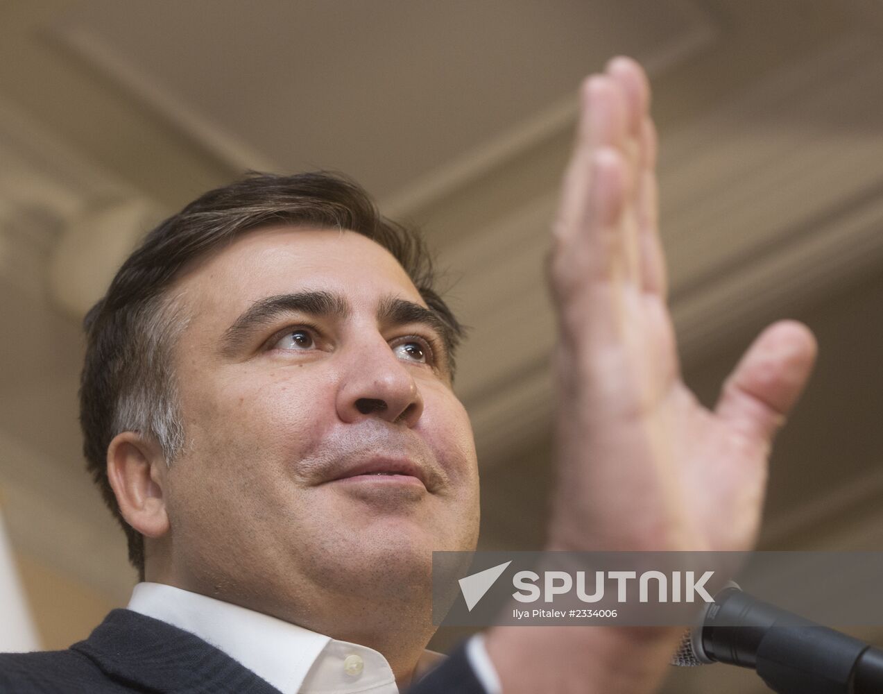 Mikhaeil Saakashvili's news conference in Kiev