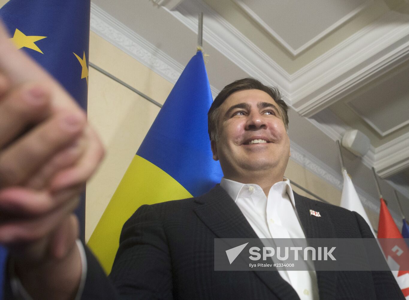 Mikhaeil Saakashvili's news conference in Kiev