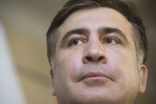 Mikhaeil Saakashvili's news conference in Kiev