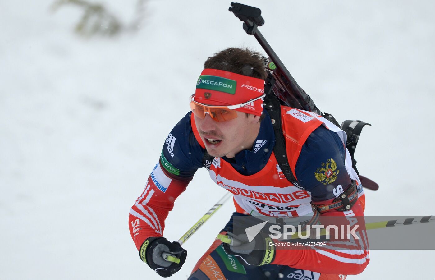 Biathlon. 2nd stage of World Cup. Mens' relay