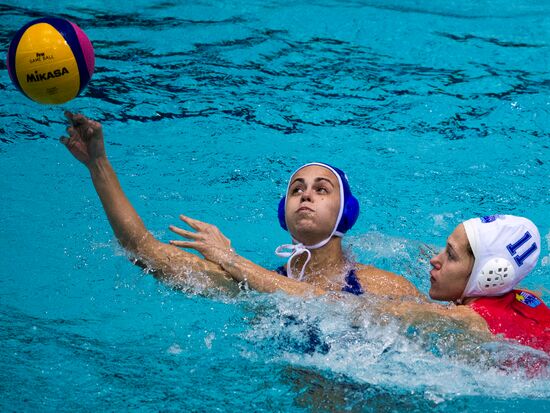 Water polo European Super Cup. Women. Match DSP Izmailovo vs. Sabadell