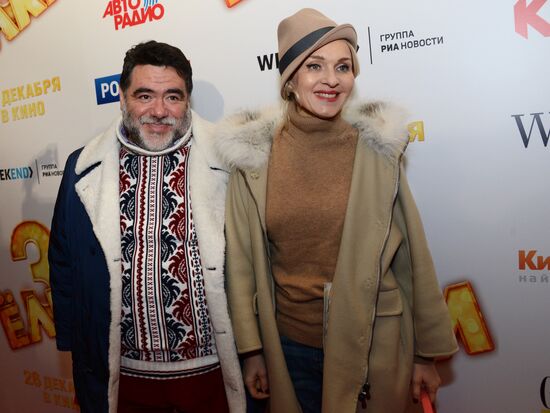 Film "Yolki 3" premieres in Moscow