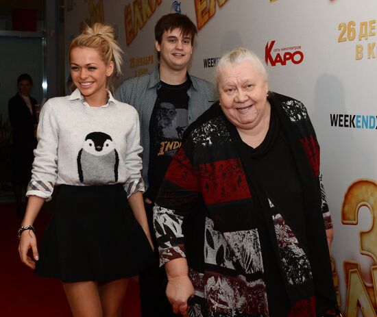 Film "Yolki 3" premieres in Moscow