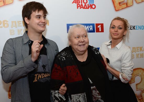 Film "Yolki 3" premieres in Moscow
