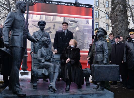 Opening of monument "There Is a Profession of Defender of the Motherland"
